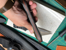Load image into Gallery viewer, Ready To Ship: Safeguard: Pocket Hammer (6 3/4In. Flat Sap) &quot;The Midget” (Geometric Weave and Pistol)