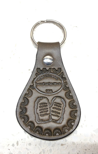 Ten Commandments Keychain (Bridal Leather)
