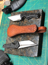 Load image into Gallery viewer, SLW D2 Tanto Fixed Blade EDC Safeguard (3.25 in)