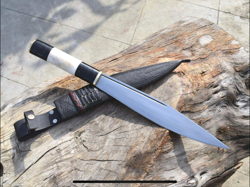 Handmade Seax Knife (13 inch Blade) Made in Nepal