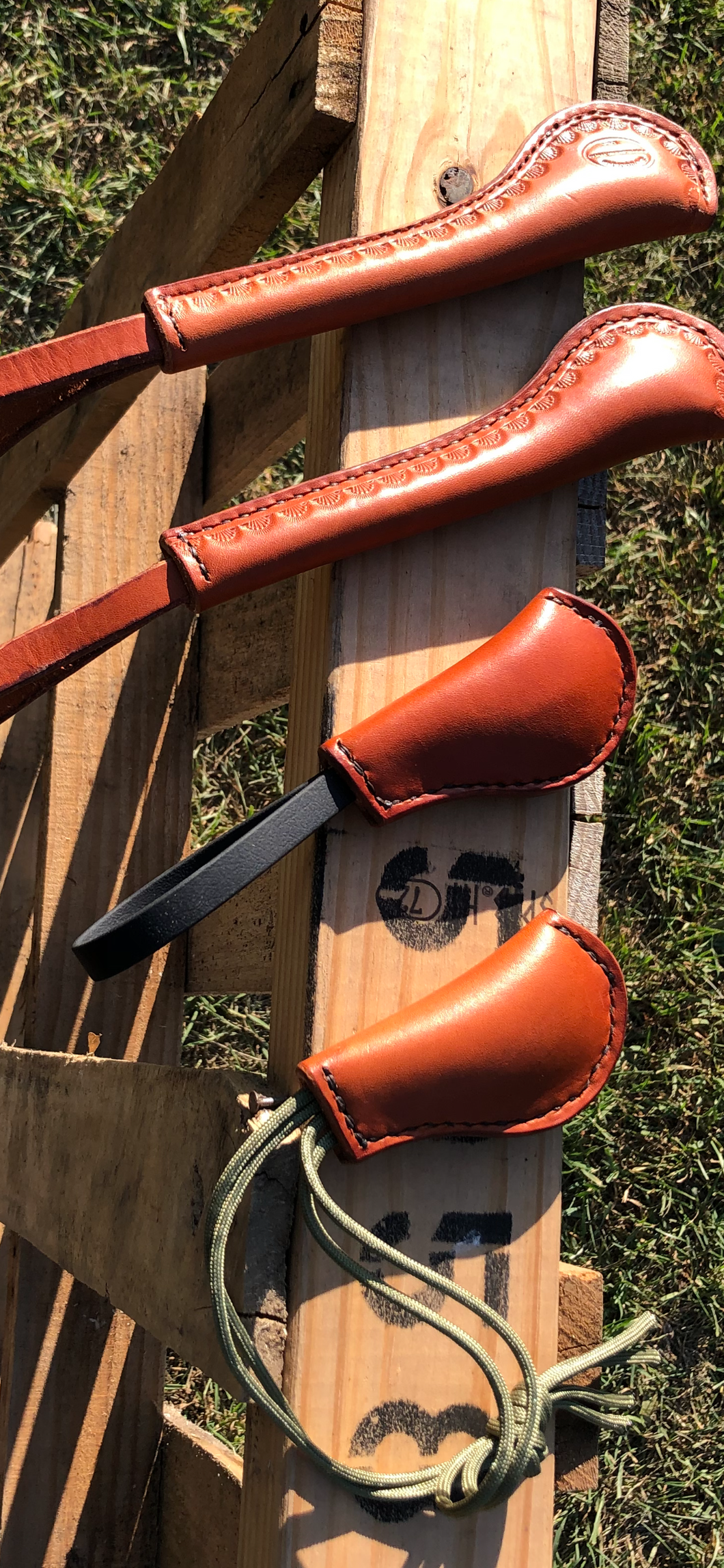 Safeguard: Pocket Hammer (4 In.  Sap) Jack Sap Pocket with Biothane Handle (English Tan)